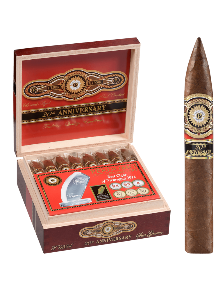 Perdomo 20th Anniversary Perdomo 20th Ann. Sun Grown Torpedo - Box 24