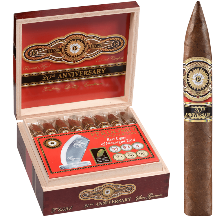 Perdomo 20th Anniversary Perdomo 20th Ann. Sun Grown Torpedo - Box 24