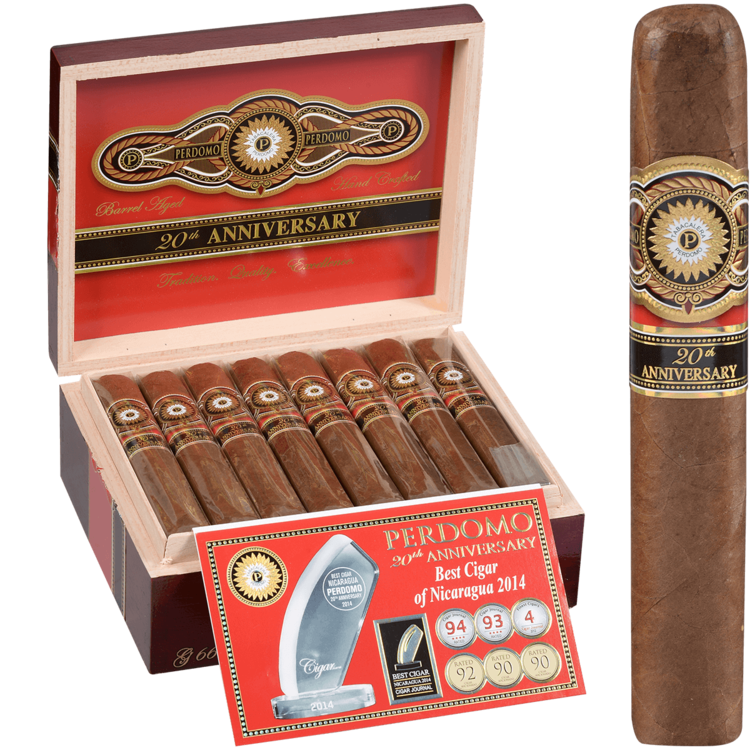 Perdomo 20th Anniversary Perdomo 20th Ann. Sun Grown Gordo - Box 24