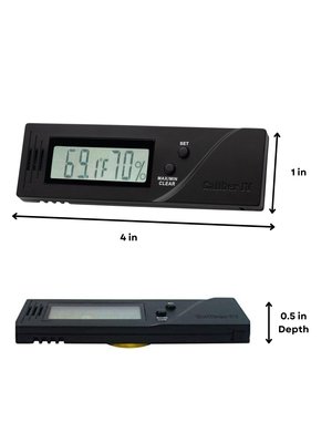 Cigar Oasis Caliber IV Slim Digital Hygrometer