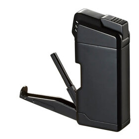 Visol Accessories Visol Epirus Soft Flame Pipe Lighter - Black