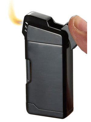 Visol Accessories Visol Epirus Soft Flame Pipe Lighter - Black