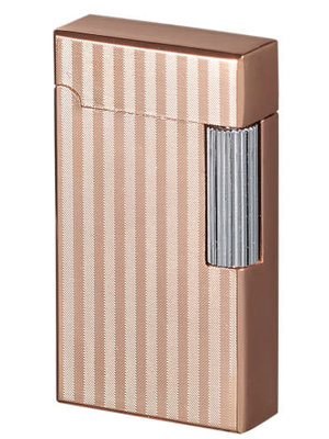 Visol Accessories Visol Zebra Flint Lighter Soft Flame - Polished Rose Gold