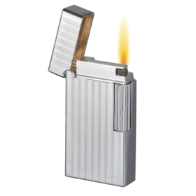 Visol Accessories Visol Zebra Flint Lighter Soft Flame - Polished Silver