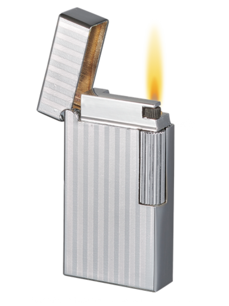 Visol Accessories Visol Zebra Flint Lighter Soft Flame - Polished Silver