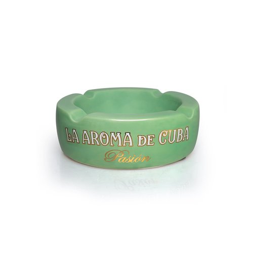 La Aroma De Cuba La Aroma De Cuba - Logo Ashtray - Green La Aroma De Cuba La Aroma De Cuba - Logo Ashtray - Green