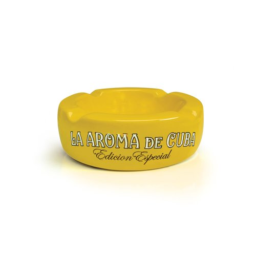 La Aroma De Cuba La Aroma De Cuba - Logo Ashtray - Yellow La Aroma De Cuba La Aroma De Cuba - Logo Ashtray - Yellow