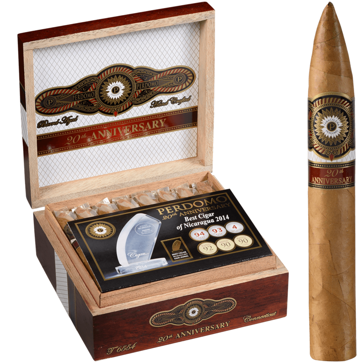 Perdomo 20th Anniversary Perdomo 20th Ann. Connecticut Torpedo - Box 24