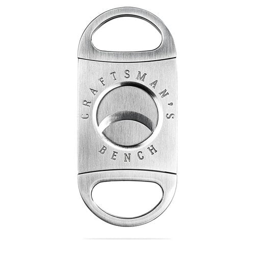 Craftsman's Bench Craftman's Bench - Premium Metal Cigar Cutter - Chrome