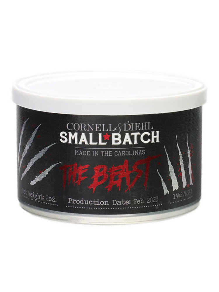 Cornell & Diehl C&D Small Batch Pipe Tobacco The Beast Tins 2 oz.