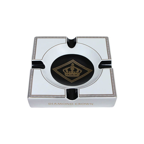 Diamond Crown - Logo Ashtray - Black and White Ashtray