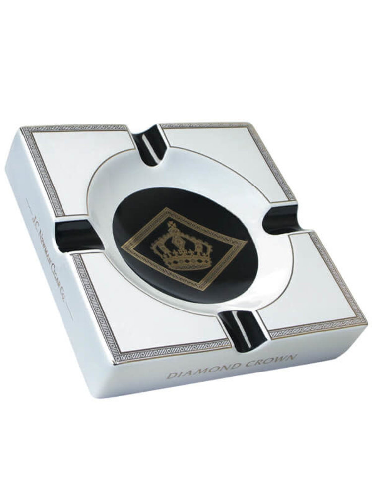 Diamond Crown - Logo Ashtray - Black and White Ashtray