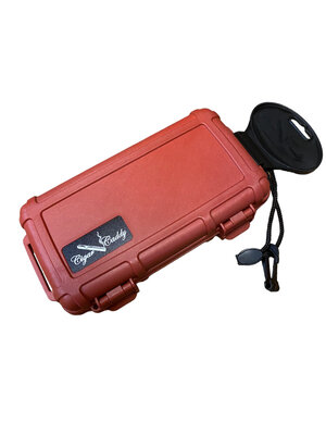 Cigar Caddy Cigar Caddy Travel Humidor - Holds 5 - Red