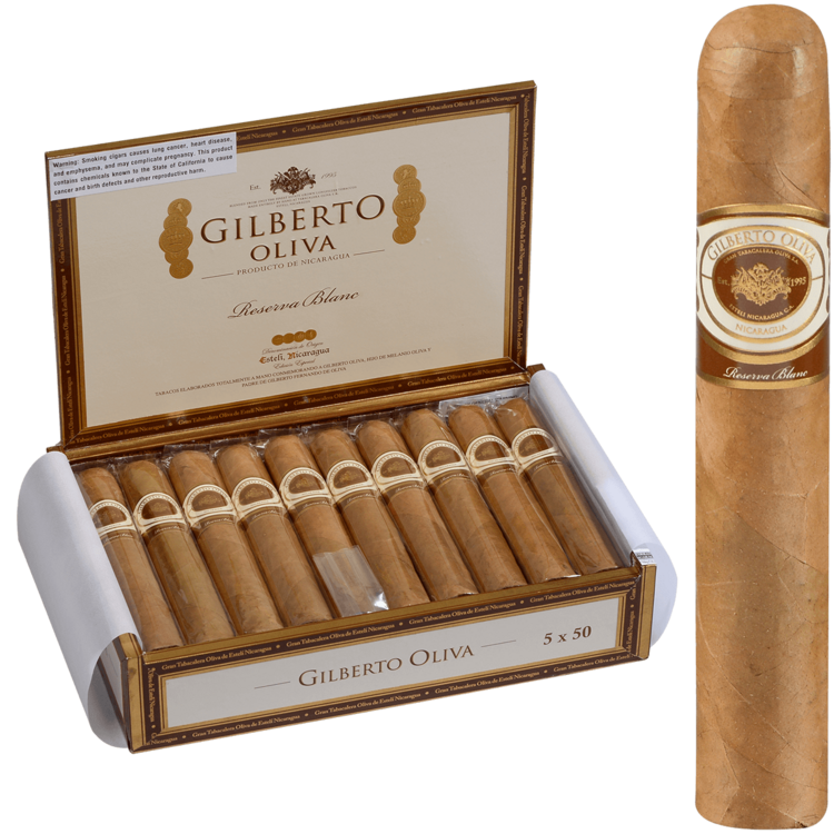 Gilberto Oliva Reserva Blanc Gilberto Oliva Reserva Blanc Robusto - Box 20