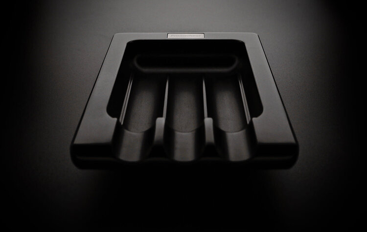 Prometheus Accessories Prometheus Metal 3 Cigar Ashtray - Black