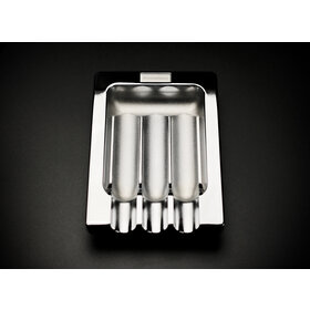Prometheus Accessories Prometheus Metal 3 Cigar Ashtray - Chrome