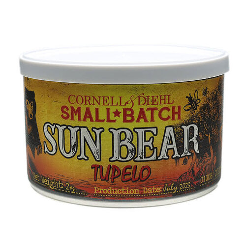 Cornell & Diehl C&D Pipe Tobacco - Small Batch - Sun Bear Tupelo Tins 2 oz. Cornell & Diehl C&D Pipe Tobacco - Small Batch - Sun Bear Tupelo Tins 2 oz.