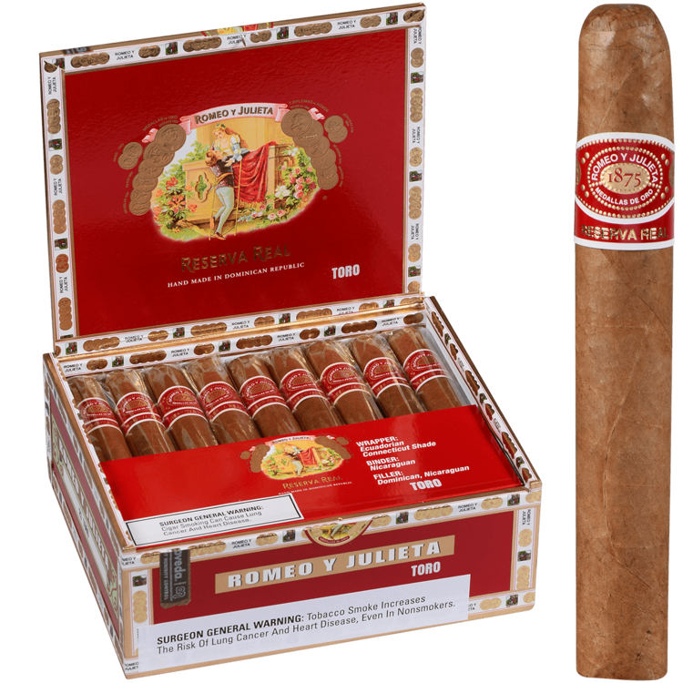 Romeo y Julieta Reserva Real Romeo y Julieta Reserva Real Toro - Box 25