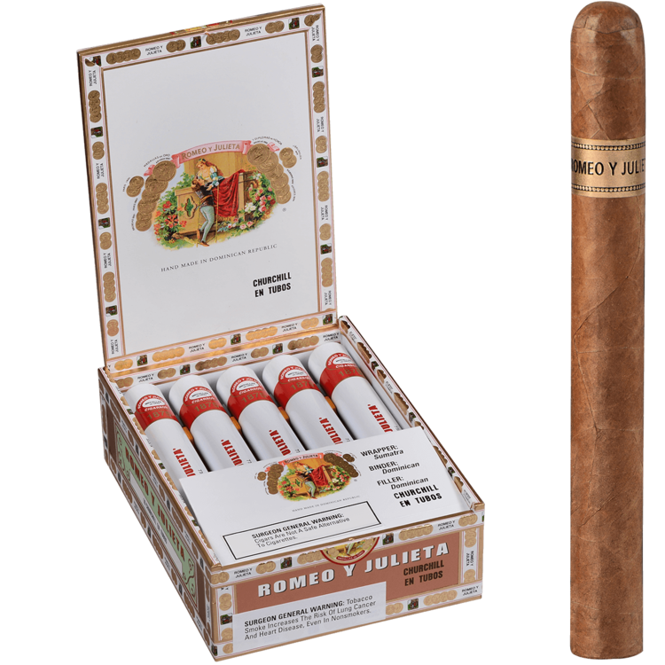 Romeo y Julieta 1875 Romeo y Julieta 1875 Churchill En Tubo - Box 10
