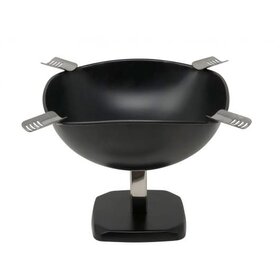 Prestige Imports Smokin Ash - Quadrangle Square Ashtray Tall - Black Matte