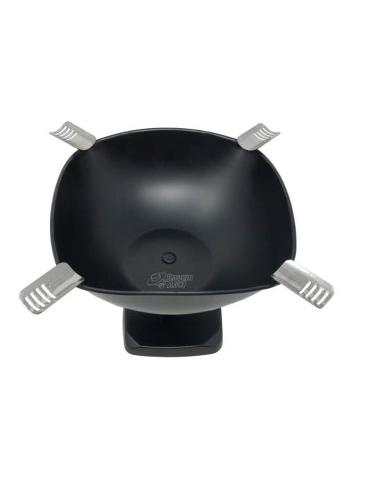 Prestige Imports Smokin Ash - Quadrangle Square Ashtray Tall - Black Matte