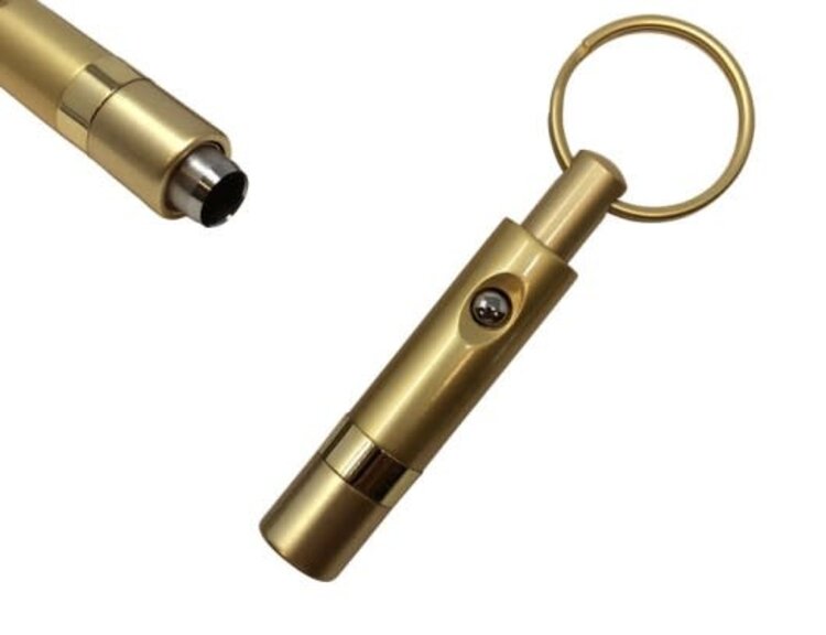 Prestige Imports Prestige Retractable Cigar Punch Cutter - Gold