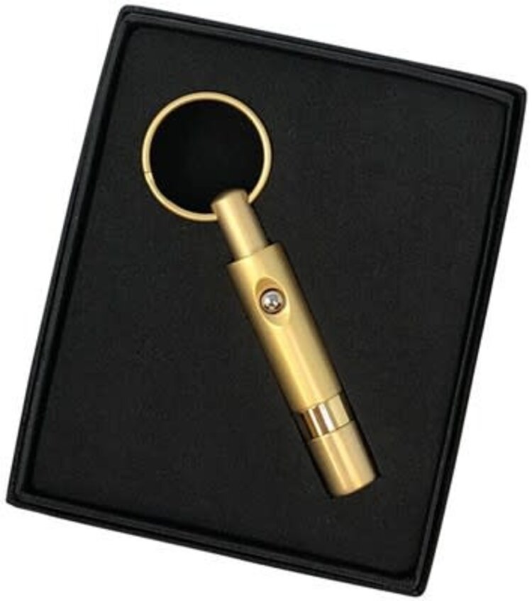 Prestige Imports Prestige Retractable Cigar Punch Cutter - Gold