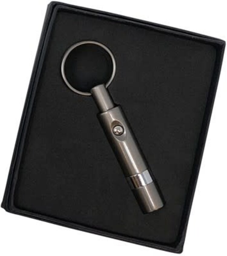 Prestige Imports Prestige Retractable Cigar Punch Cutter - Gunmetal