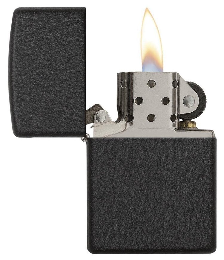 Zippo Zippo Lighter - Black Crackle