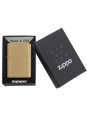 Zippo Zippo Lighter - Brushed Brass