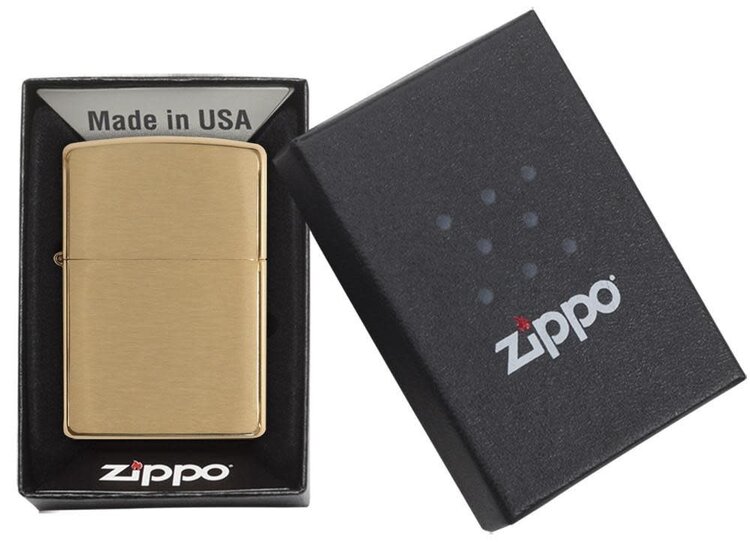 Zippo Zippo Lighter - Brushed Brass