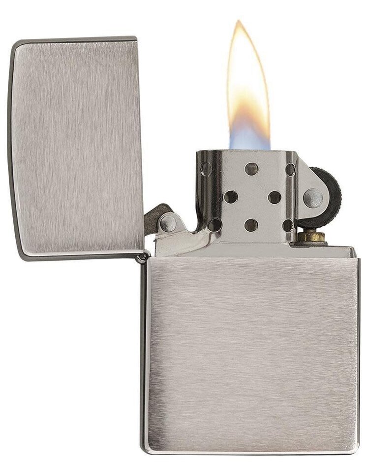 Zippo Zippo Lighter - Brushed Chrome