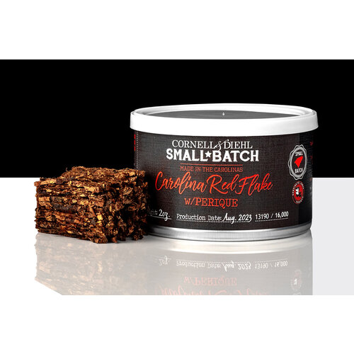 Cornell & Diehl C&D Small Batch Pipe Tobacco Carolina Red Flake with Perique Tins 2 oz. Cornell & Diehl C&D Small Batch Pipe Tobacco Carolina Red Flake with Perique Tins 2 oz.