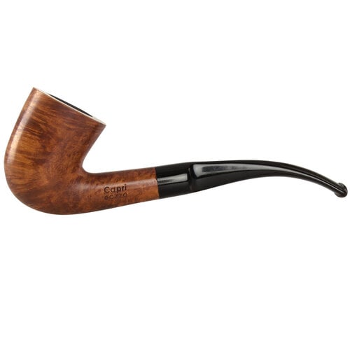 Capri Pipes Capri Gozzo Pipe - Brown Smooth (Shape 47)