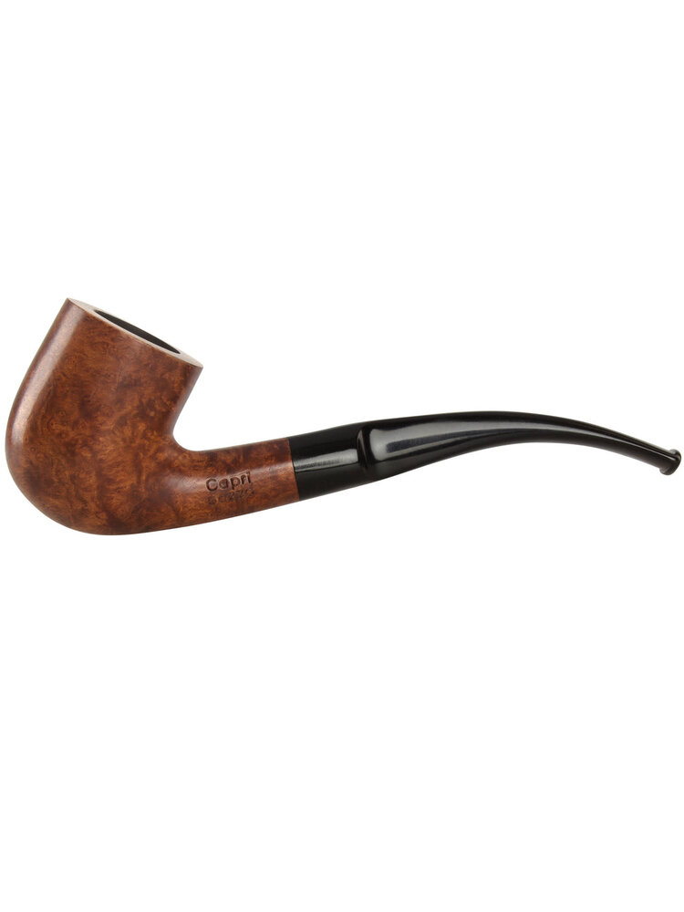 Capri Pipes Capri Gozzo Pipe - Brown Smooth (Shape 23)