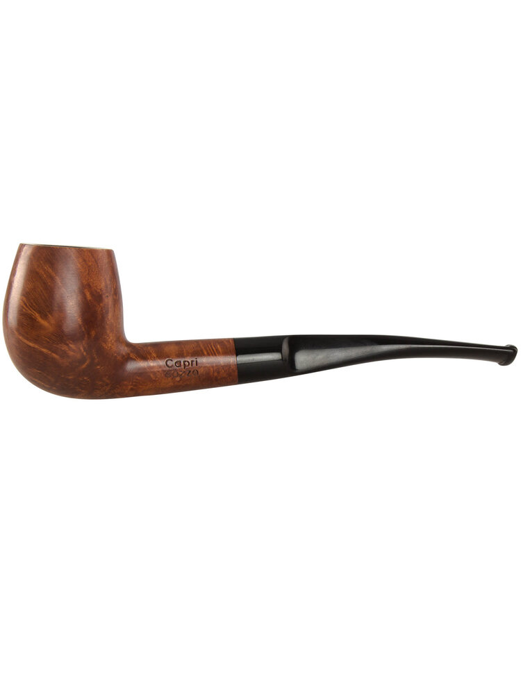 Capri Pipes Capri Gozzo Pipe - Brown Smooth (Shape 13)