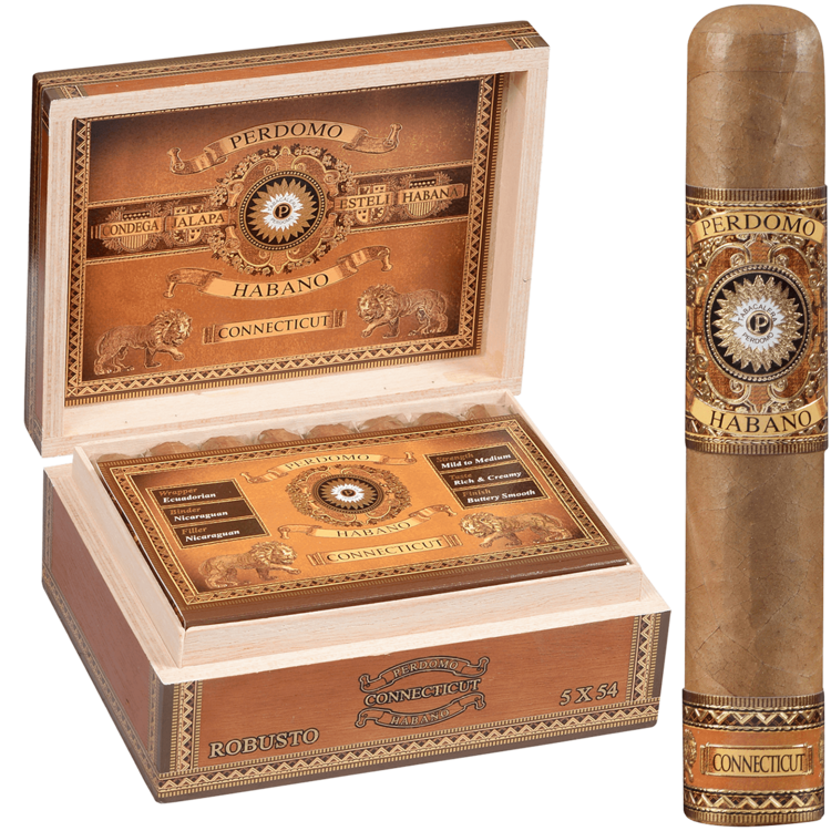 Perdomo Habano Perdomo Habano Connecticut Robusto - Box 24