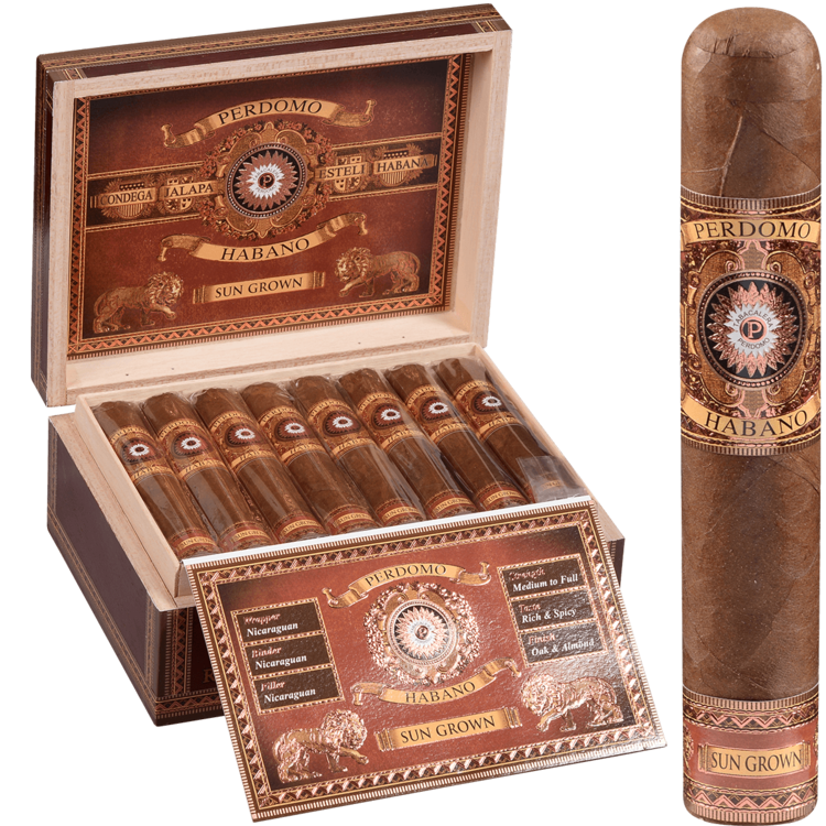 Perdomo Habano Perdomo Habano Sungrown Robusto - Box 24