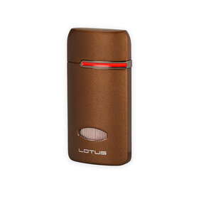 Lotus Lotus Matrix Triple Torch Lighter - Brown