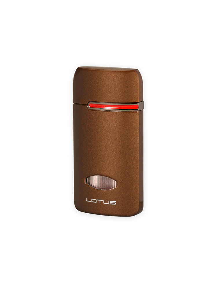 Lotus Lotus Matrix Triple Torch Lighter - Brown