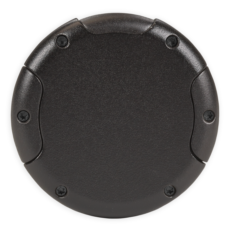 Lotus Lotus Meteor - Round Cigar Cutter - Black Matte Crackle