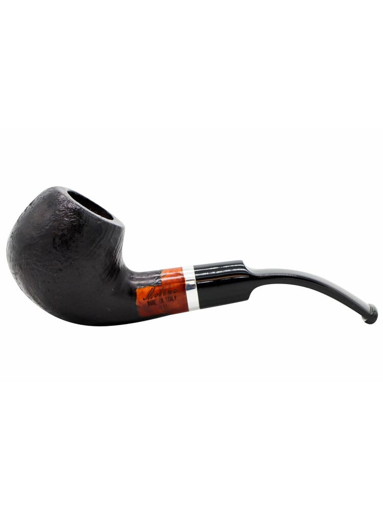 Molina Pipes Molina Pipe Barasso Sandblast (9mm) Black and Brown 111