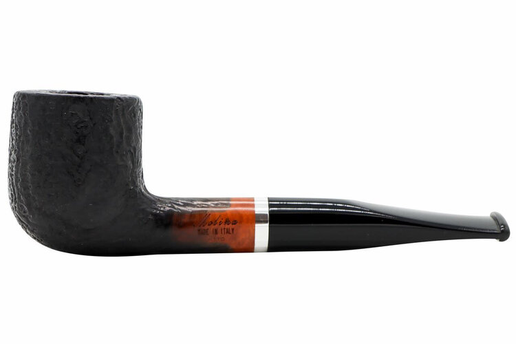 Molina Pipes Molina Pipe Barasso Sandblast (9mm) Black and Brown 110
