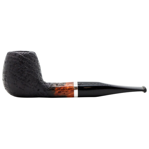 Molina Pipes Molina Pipe Barasso Sandblast (9mm) Black and Brown 109