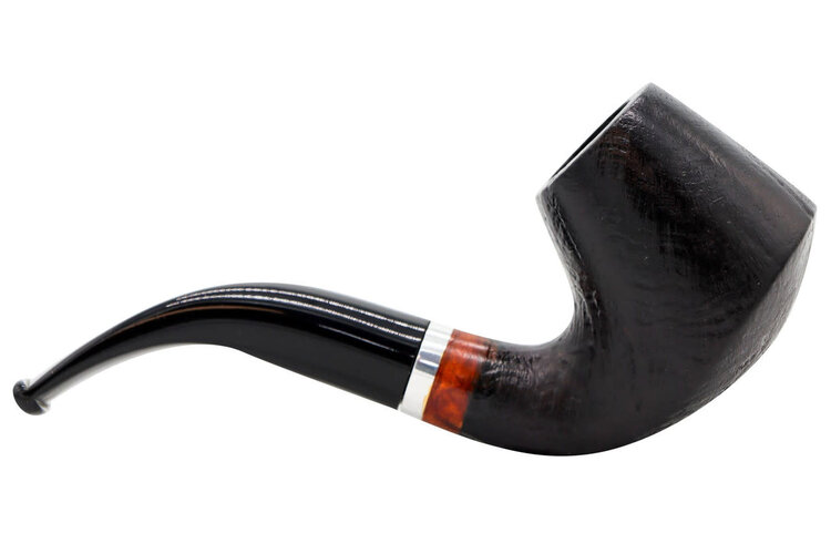 Molina Pipes Molina Pipe Barasso Sandblast (9mm) Black and Brown 101