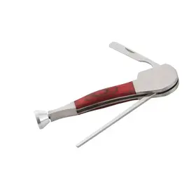 Pipe Shaped Pipe Knife - Steel and Wood