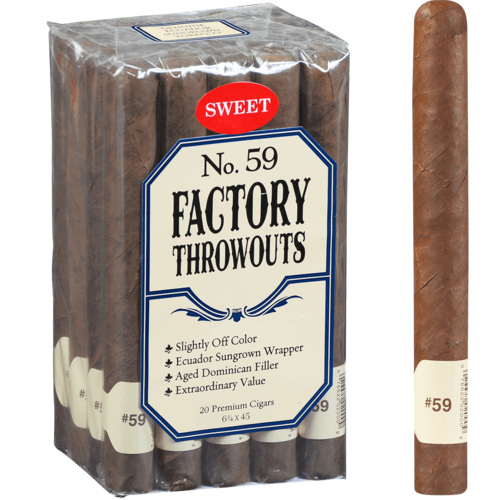 J.C. Newman Factory Cigars Factory Thow Outs #59 Sweets - Bdl. 20