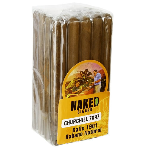 Kafie 1901 Naked Cigars by Kafie 1901 Churchill - Natural - Bdl 20