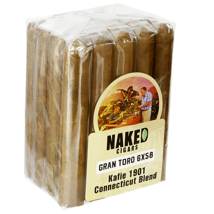 Kafie 1901 Naked Cigars by Kafie 1901 Gran Toro - Connecticut - Bdl 20