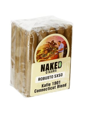 Kafie 1901 Naked Cigars by Kafie 1901 Robusto Connecticut Bdl